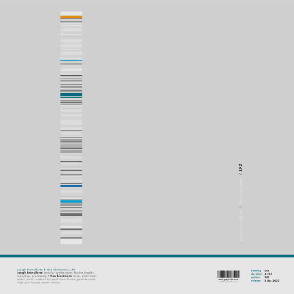 Joseph Branciforte & Theo Bleckmann | “LP2” | Greyfade Label | 2023